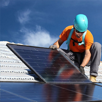 Donald Trump talks about the solar panel plan for the Mexican Wall